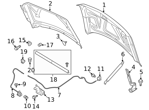 Hood & Components for 2010 Ford F-150 #0
