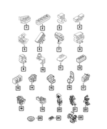 68073208AA - Brakes: Brake Line Clip for Mopar Image image
