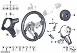 32307846034 - Steering: M Sports Steering Wheel Leather for BMW Image