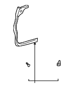 67861AA030 - Body: Door Weather-strip for Toyota Image