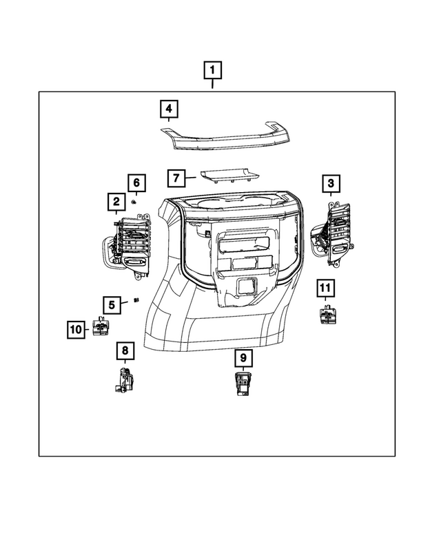 7RQ79TX7AA - : Heated Seat Switch for Mopar Image