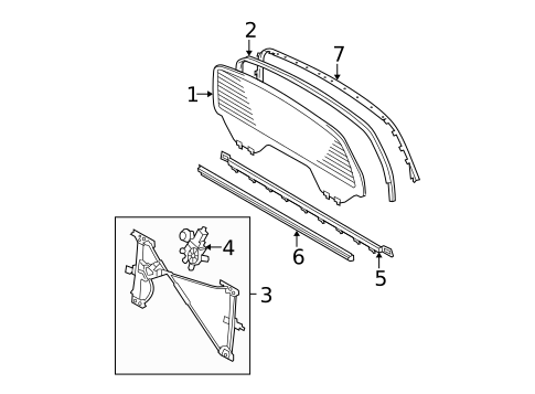 Reveal Moldings for 2010 Toyota Tundra #1