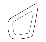 73561SAAG01 - Body: Quarter Glass for Honda: Fit Image