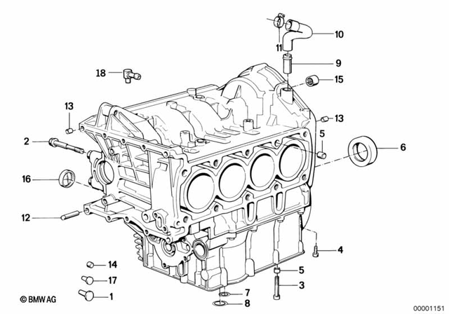 11151460935 - Engine: Hose Clamp for BMW-Motorrad Image