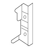 76439CD000 - Body: Inner Lock Pillar Brace for Nissan: 350Z Image