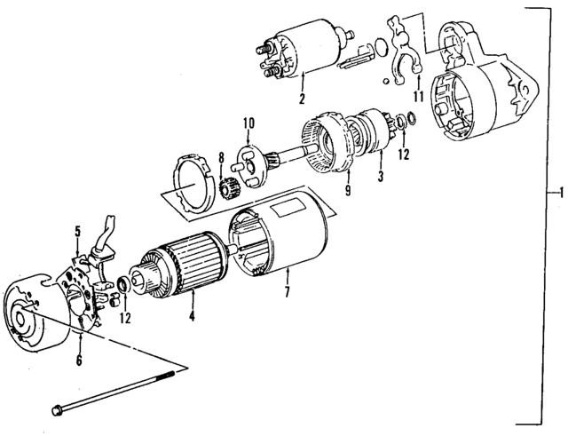96058484 - Electrical: Pinion Gear for GM Image