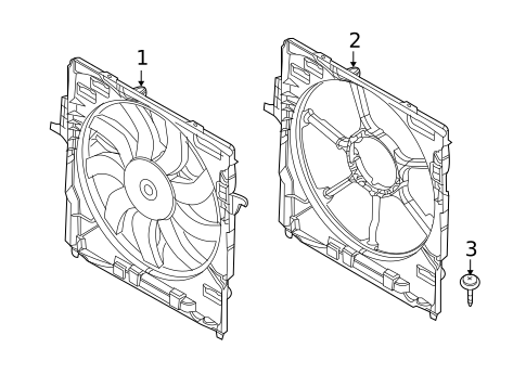 Cooling Fan for 2009 BMW X5 #0
