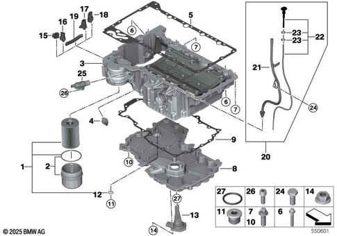 Lubrication System for 2017 BMW BMW ALPINA B7 #0