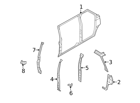Uniside for 2000 Ford E-150 Econoline #3