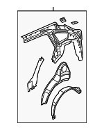 5183910AB - Body: Inner Quarter Panel for Dodge: Caliber Image