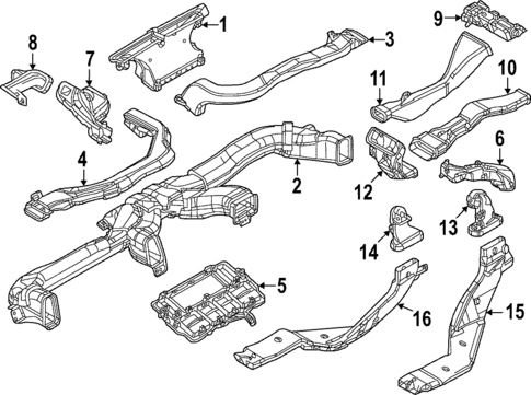 Ducts for 2024 Mazda CX-50 #0