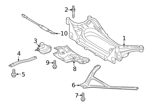 Suspension Mounting for 2022 Lexus IS300 #1