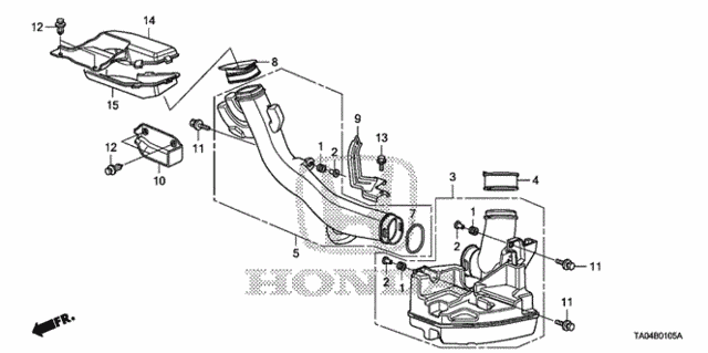 Resonator Chamber (L4) for 2010 Honda Accord #0