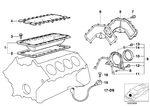 11141742042 - Engine: Cap with Seal for BMW Image