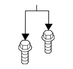 6510392AA - Engine: Heat Shield Bolt for Mopar Image