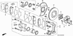 1463SM4A01 - Chassis: CALIPER SET, FR. for Honda Image