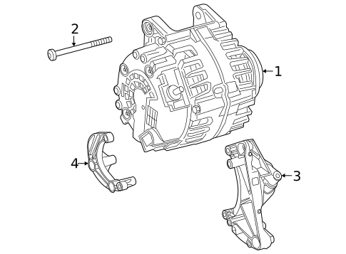 Alternator/Generator & Related Components for 2023 Mercedes-Benz SL55 AMG #0