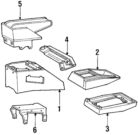 Center for 1988 Ford EXP #1