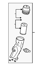 LR134525 - Engine: Filter Assembly for Land Rover: Discovery Sport, Range Rover Evoque Image