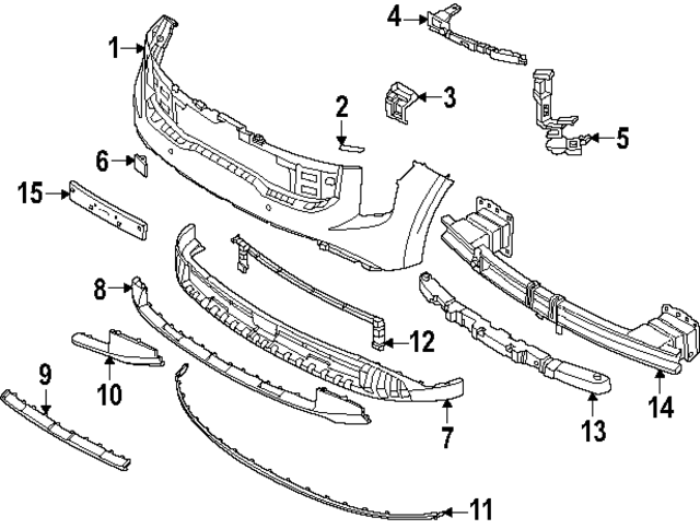 86510R0520 - : Bumper Cover for Kia Image