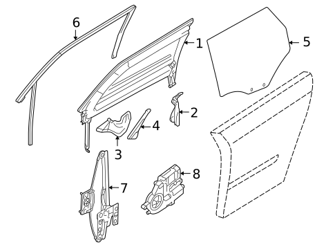 Rear Door for 2013 Audi A3 Quattro #0