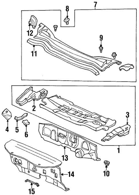 Cowl for 1995 Honda Odyssey #0