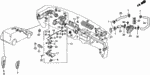 90155SE0003 - Electrical/Exhaust/Heater/Fuel: SCREW, TAPPING (6X20) for Honda Image