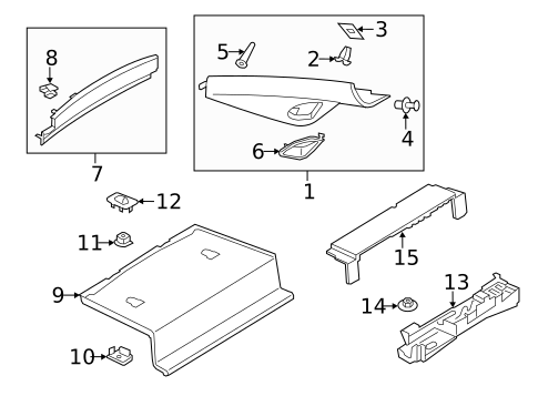 Interior Trim - Rear Body for 2020 Porsche Panamera #5