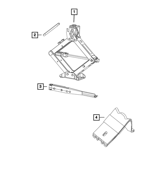 Jack Stowage for 2021 Jeep Cherokee #0