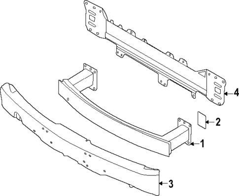 Bumper & Components - Front for 2022 Porsche Taycan #1