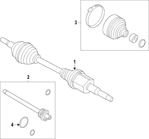 Front Axle for 2025 Lincoln Corsair #0