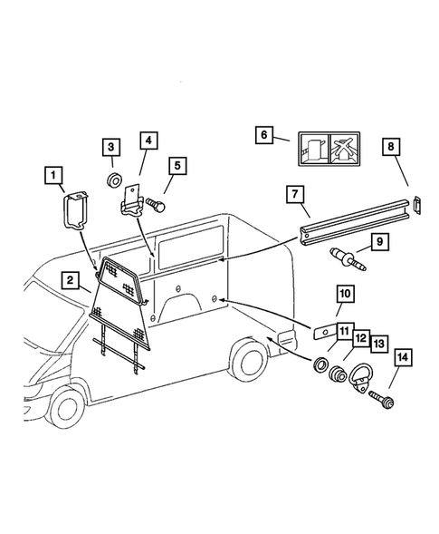 Moldings, Scuff Plates for 2005 Dodge Sprinter 2500 #2