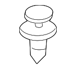 91560S84A01 - Body: Speaker Grille Clip for Honda: Accord, Civic, Civic del Sol, CR-V, Element, Fit, Insight, Odyssey, Pilot, Prelude, Ridgeline, S2000 Image