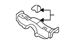 8E0803173 - Body: Seat Support for Volkswagen: Passat Image