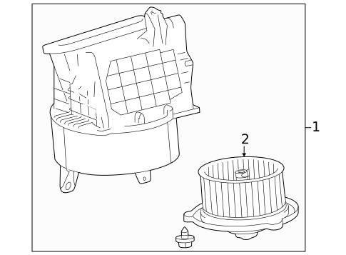 Blower Motor & Fan for 1999 Toyota RAV4 #0
