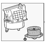 8713016160 - HVAC: HVAC Blower Case Assembly for Toyota Image