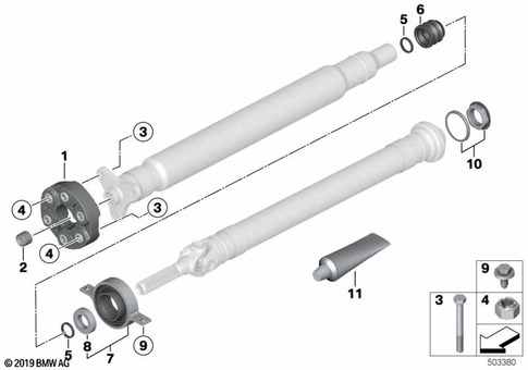 Prop Shaft, Single Components for 2015 BMW M2 #0