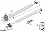 26112284776 - Prop Shaft: Universal Joint for BMW Image