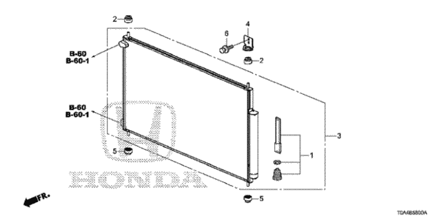 A/C Condenser for 2016 Honda CR-V #0