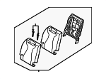 89A40R0131KXA - Body: Seat Back Assembly for Kia Image