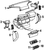 21031407 - Body: Duct for Saturn: SC1, SC2, SL, SL1, SL2, SW2 Image