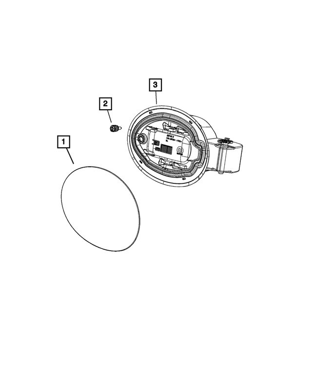 68433166AB - : Fuel Filler Housing for Mopar Image