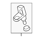 37880RWCA01 - Cooling System: Air Temp Sensor for Honda: Accord, Civic, Clarity, CR-V, Fit, Insight Image