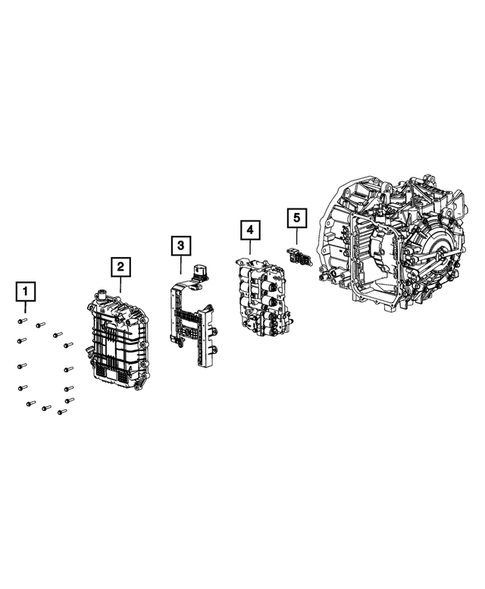 Valve Body, Accumulator, Solenoid and Parking Sprag for 2023 Jeep Compass #0