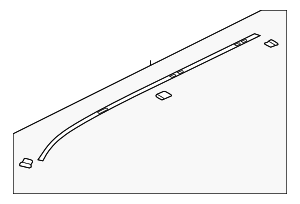 2022-2025 GM Roof Molding 85166223 | Capital Chevy Parts