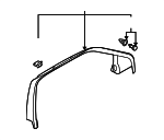4602454 - Body: Window Trim for Saab: 9-5 Image