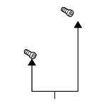 92151601 - Body: Pull Handle Screw for Saab Image