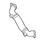 11538650984 - Cooling System: Cooling Pipe for BMW: 230i, 230i xDrive, 330e, 330e xDrive, 330i, 330i xDrive, 430i, 430i Gran Coupe, 430i xDrive, 430i xDrive Gran Coupe, 530i, 530i xDrive, X3, X4, Z4 Image