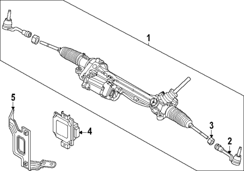 Steering Gear & Linkage for 2023 Genesis Electrified GV70 #0