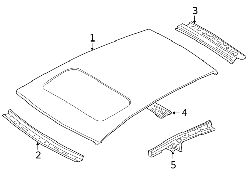 Roof & Components for 2013 Volkswagen GTI #0